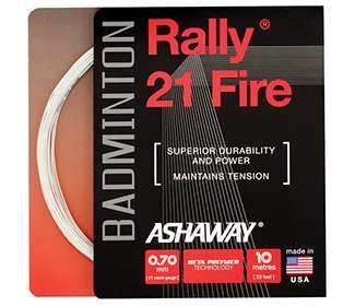 Ashaway Rally 21 Fire Badminton (White)