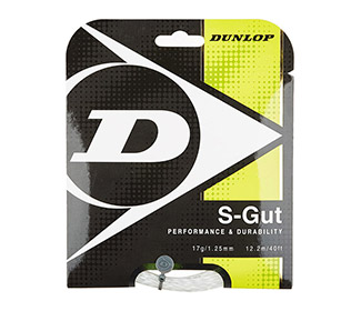 Dunlop S-Gut w/Dyna-Tec 17g (White)