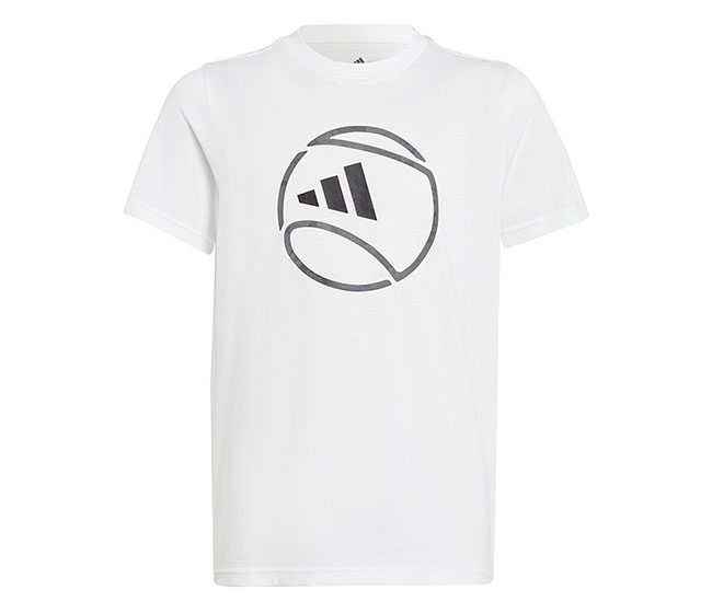 adidas Boys Category Graphic Tee (White)