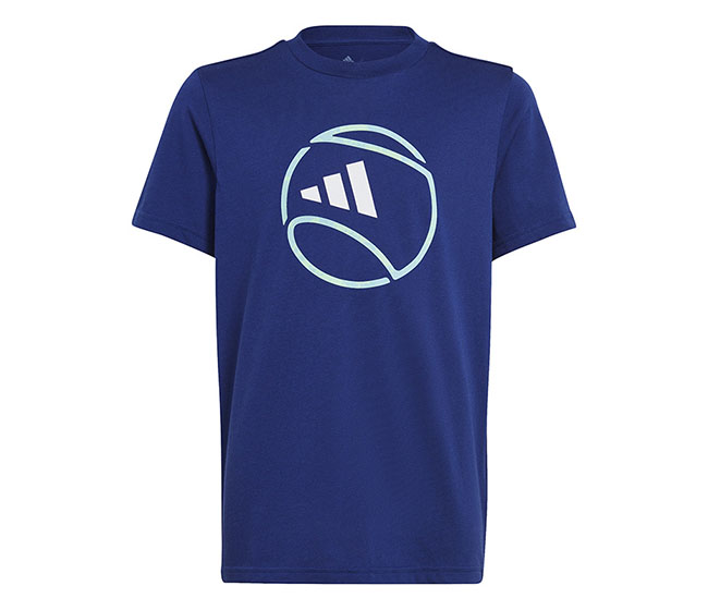 adidas Boys Category Graphic Tee (Victory Blue)