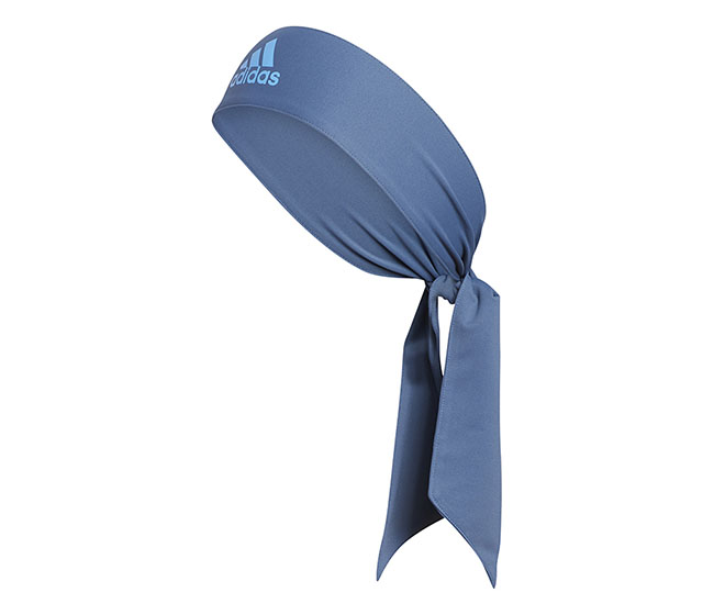 adidas Alphaskin Tie Headband (Wonder Steel)