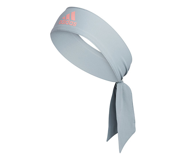 adidas Alphaskin Tie Headband (Grey)
