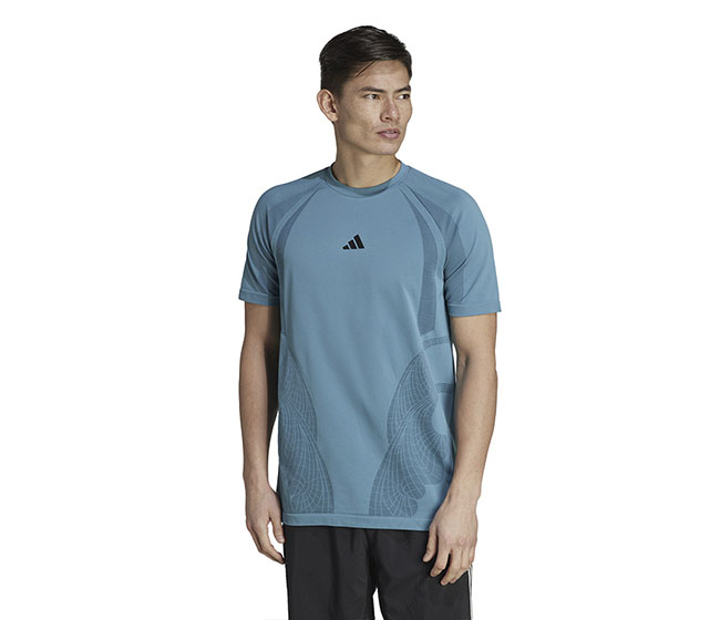 Fromuth Racquet Sports - adidas Pro Seamless Tee (M) (Arctic Fusion)