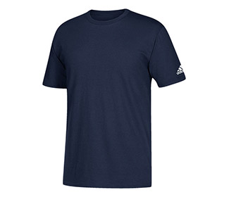 adidas Short Sleeve Logo Tee (M) (Navy)