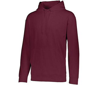 Augusta Wicking Fleece Hooded Sweatshirt (M) (Maroon)