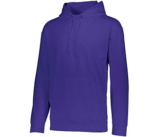 Augusta Wicking Fleece Hooded Sweatshirt (M) (Purple)