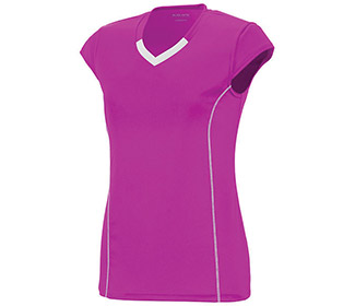Augusta Blash Short Sleeve Jersey (W) (Pink)