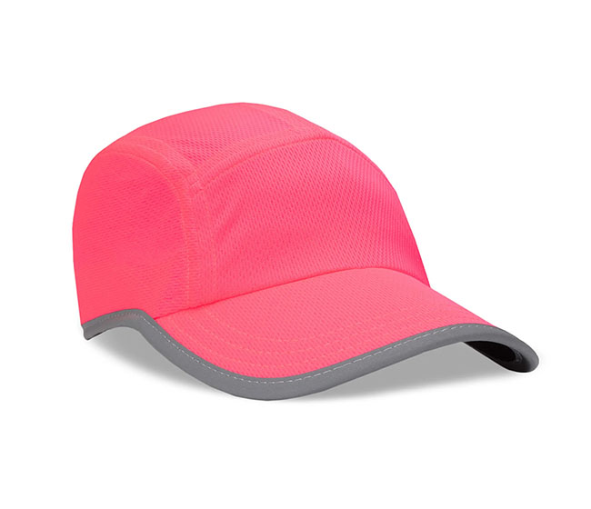 Headsweats Race Day Cap w/Reflective Trim (Pink)