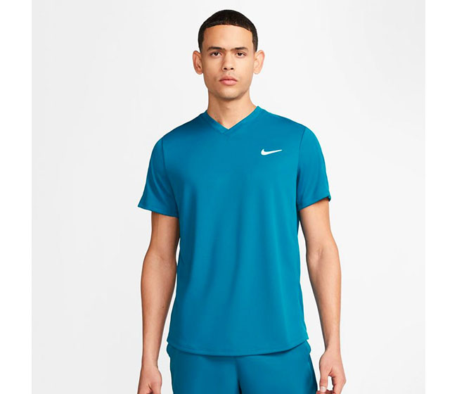 Nike Court DriFit Victory Top (M) (Green Abyss)