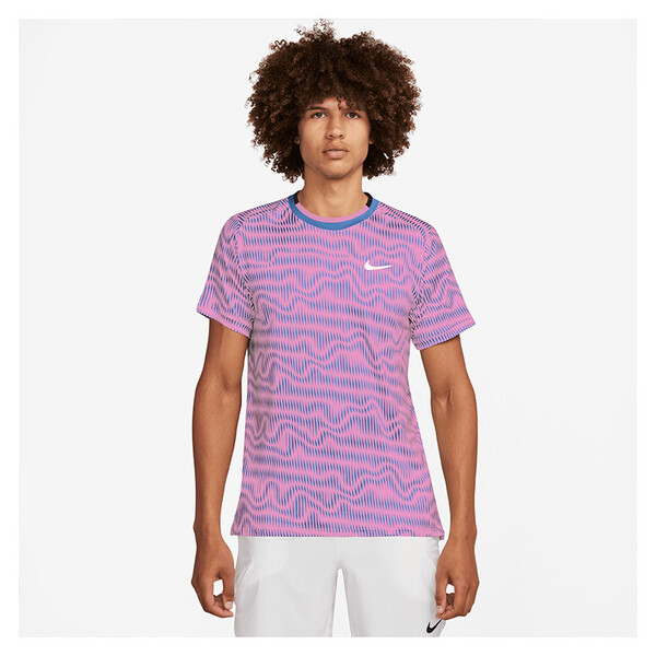 Nike Court Advantage Printed Top (M) (Playful Pink)