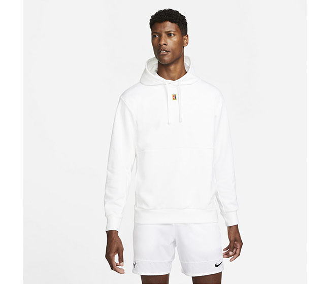 Nike Court Fleece Heritage Hoodie (M) (White)