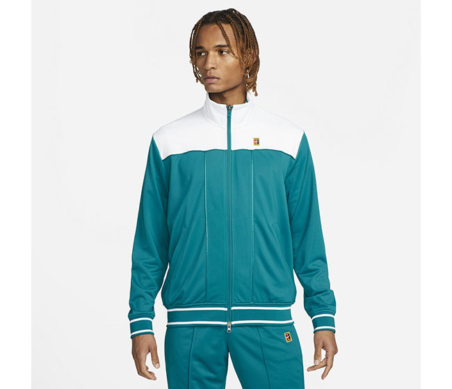 Nike Court Heritage Tennis Jacket (M) (Bright Spruce)
