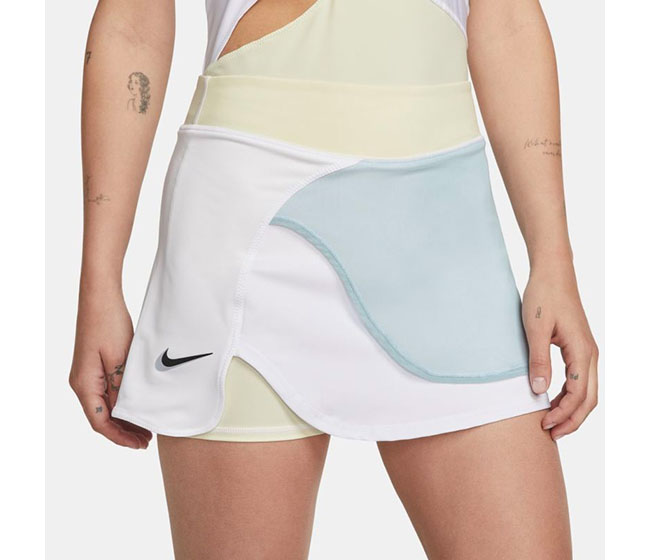Nike Court Slam Skirt Paris (W) (White/Ocean Cube)