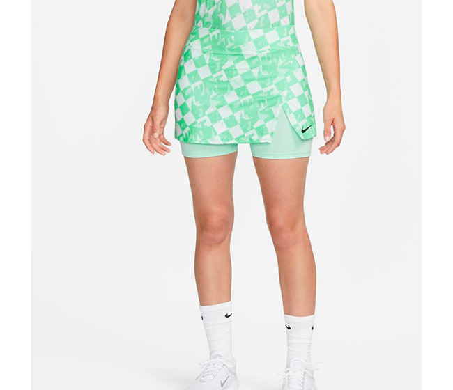 Nike Court Victory Printed Skirt (W) (Mint Green)
