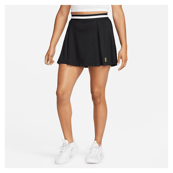 Nike Court Dri-FIT Heritage Skirt (W) (Black)