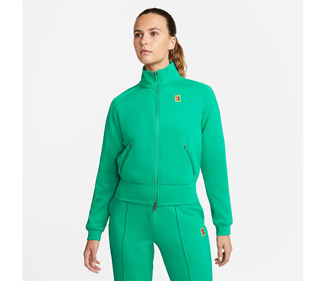 Nike Court Heritage Jacket Full-Zip (W) (Green)