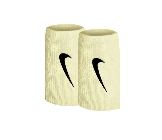 Nike Tennis Premier Double Wristbands (2x) (Alabaster)
