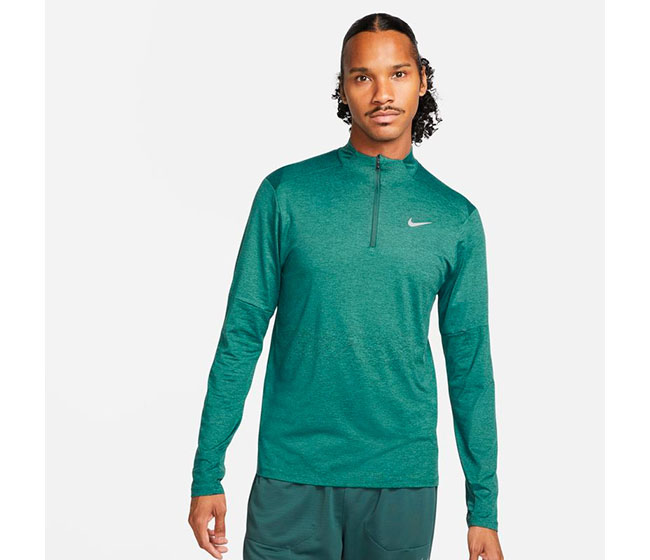 Nike Element 1/2 Zip Running Top (M) (Faded Spruce)
