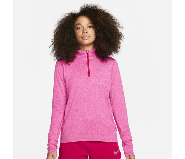 Nike Element Half Zip Running Top (W) (Pink)