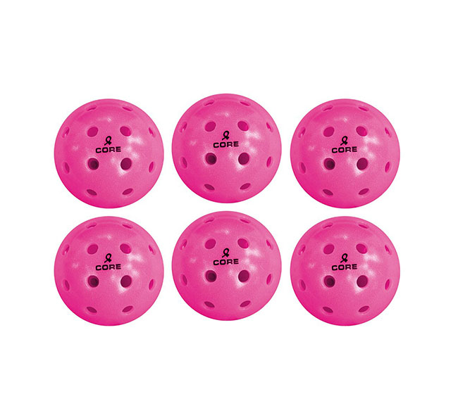 CORE Outdoor Pickleball (6x)(Pink)