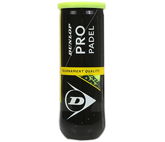 Dunlop Padel Pro Padel (1 can) (Yellow)