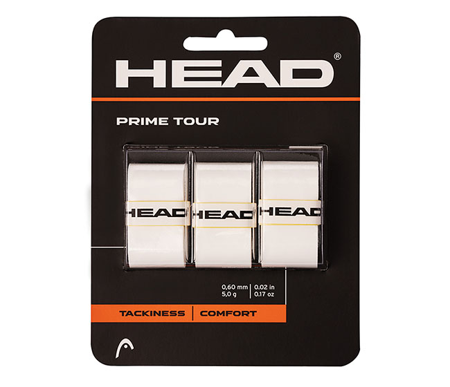 Head Prime Tour Overgrip (3x) (White)