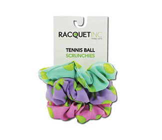 Tennis Ball Scrunchies (3x)
