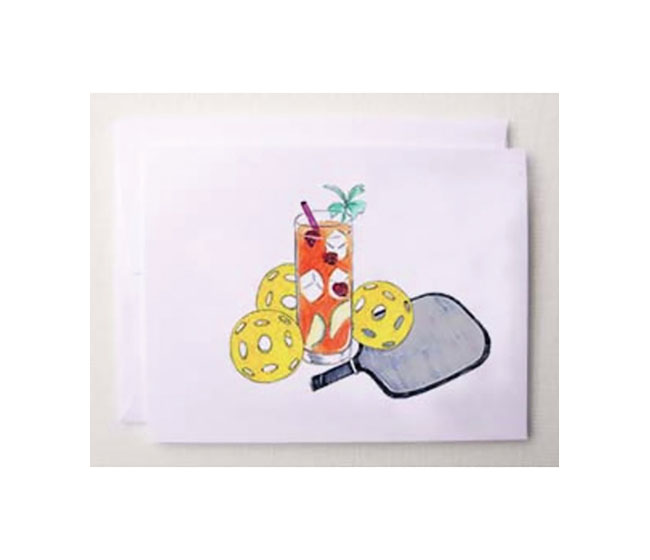 Dinks and Drinks Pickleball Notecards (10x)