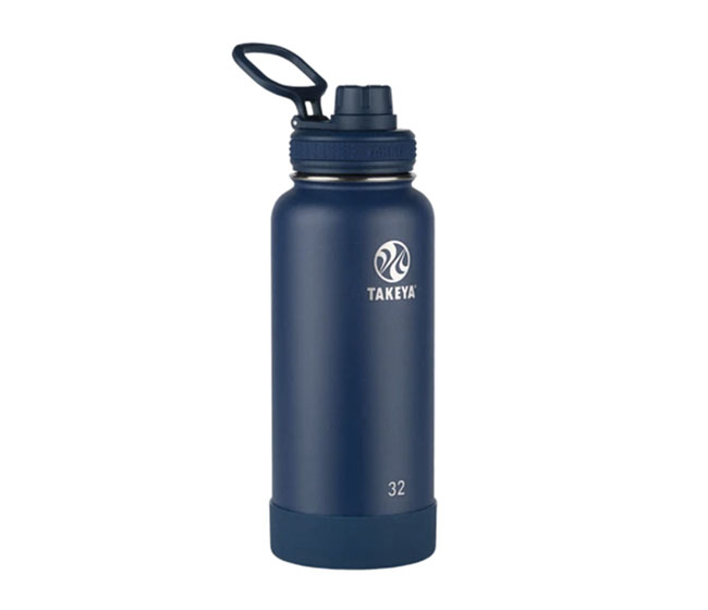 Takeya Actives Insulated Water Bottle w/Spout Lid (32oz) (Midnight)