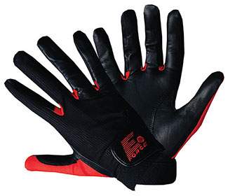 E-Force Weapon Raquetball Left Hand Glove Red & Black Size XL 
