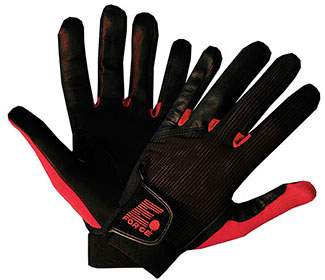 E-Force Weapon Large Racquetball Glove Black & Red 