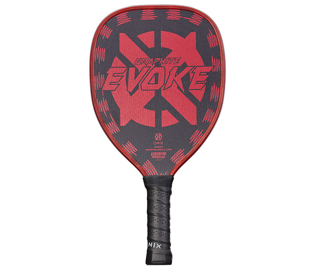 Onix Evoke Tear Drop Graphite Pickleball Paddle (Red)