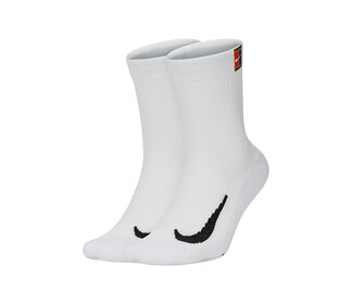 Nike Multiplier Crew Sock (2x) (White)