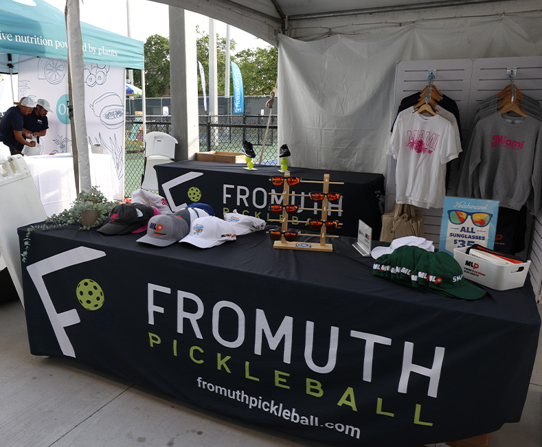 Fromuth Pickleball Booth